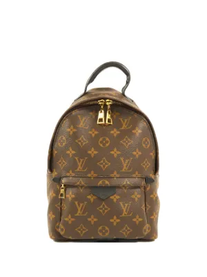 ルイヴィトン⭐︎パームスプリングス mm美品 Louis Vuitton Pre-Owned パームスプリングス モノグラム MM バック