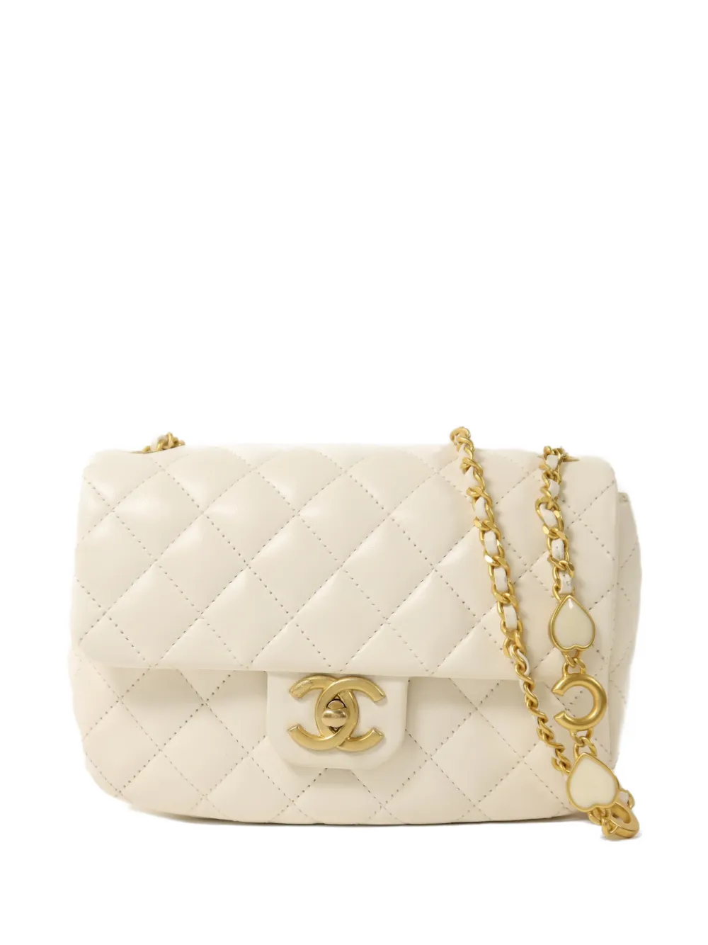 CHANEL Pre-Owned mini Classic Flap shoulder bag - Bianco