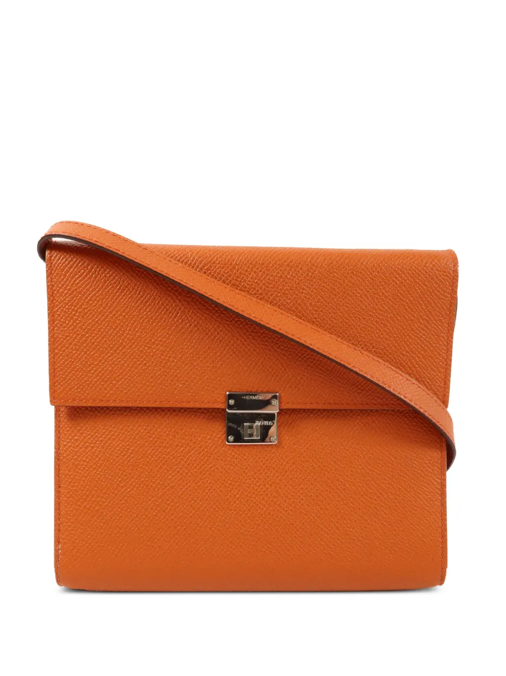 Hermès Pre-Owned Clic 16 leather shoulder bag - Arancione