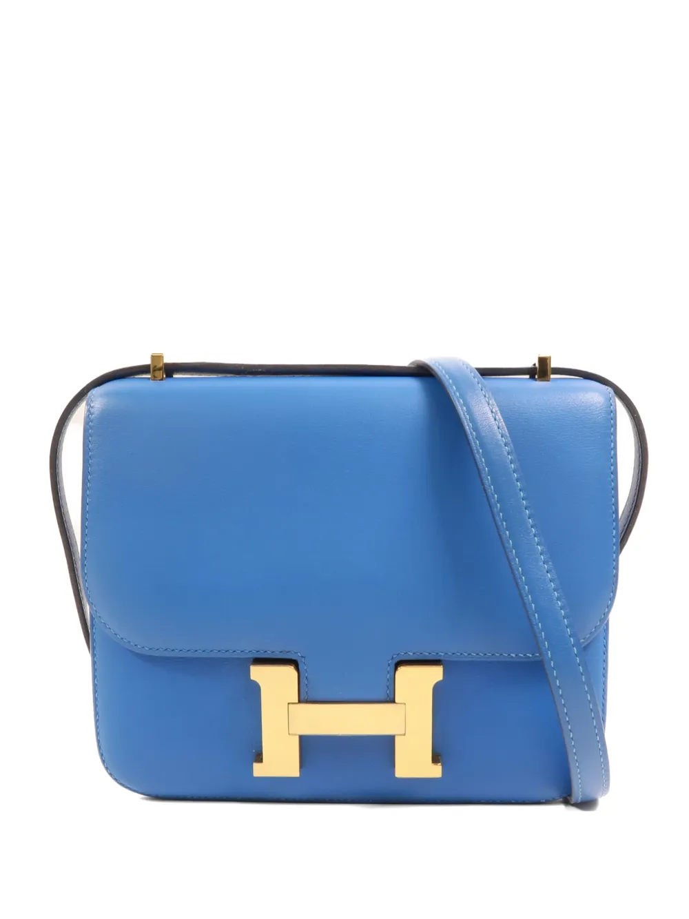 Hermès Pre-Owned 2019 mini Constance shoulder bag - Blu