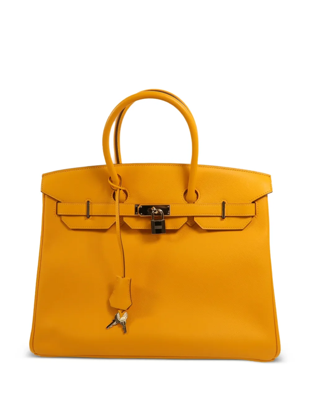 Hermès Pre-Owned Birkin 35 Epsom tote bag - Giallo