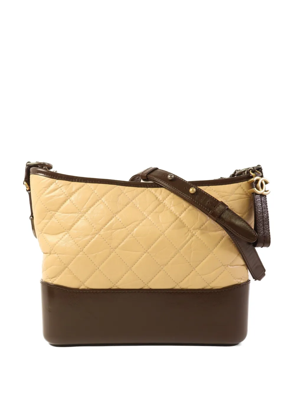 CHANEL Pre-Owned Gabrielle chain shoulder bag - Toni neutri