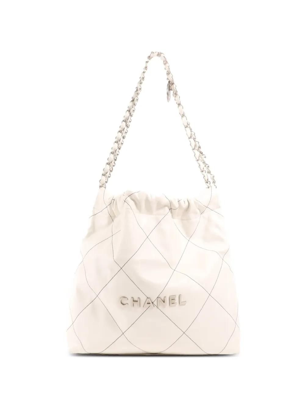 CHANEL Pre-Owned Chanel 22 chain tote bag - Toni neutri