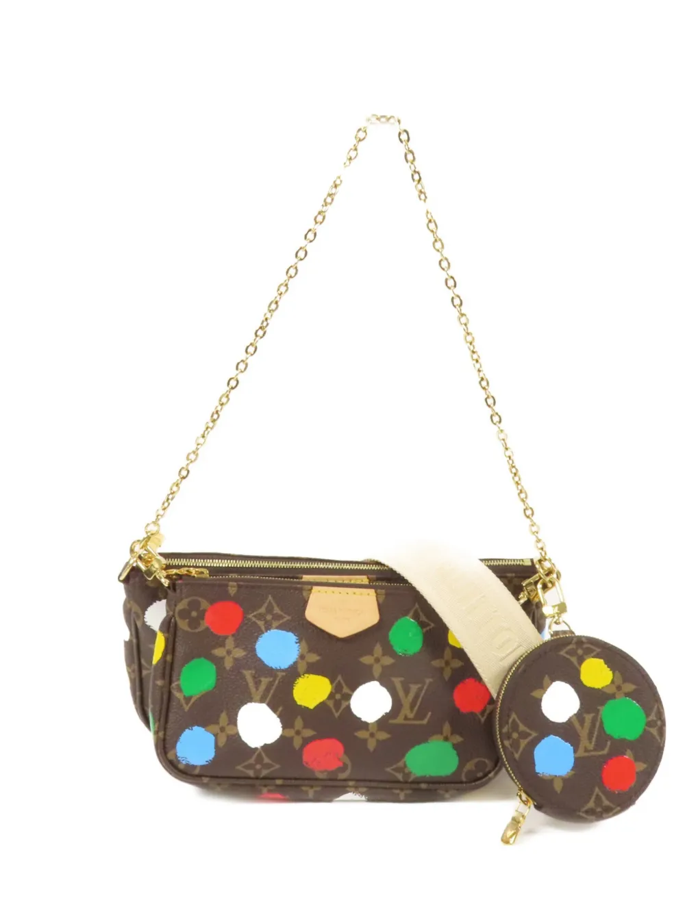 Louis Vuitton Pre-Owned x Yayoi Kusama 2023 Multi Pochette shoulder bag - Braun