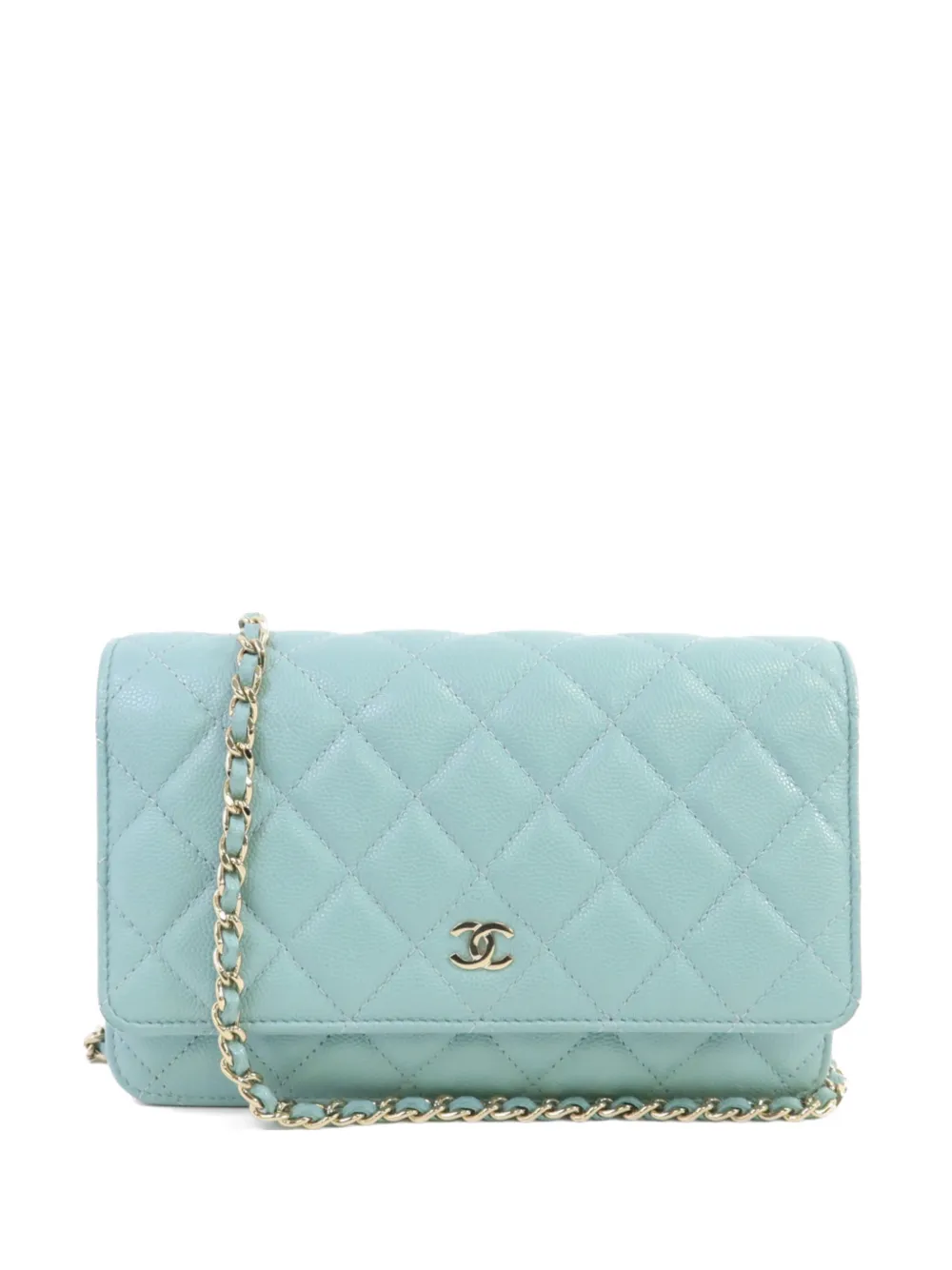 CHANEL Pre-Owned CC quilted tote bag - Blu