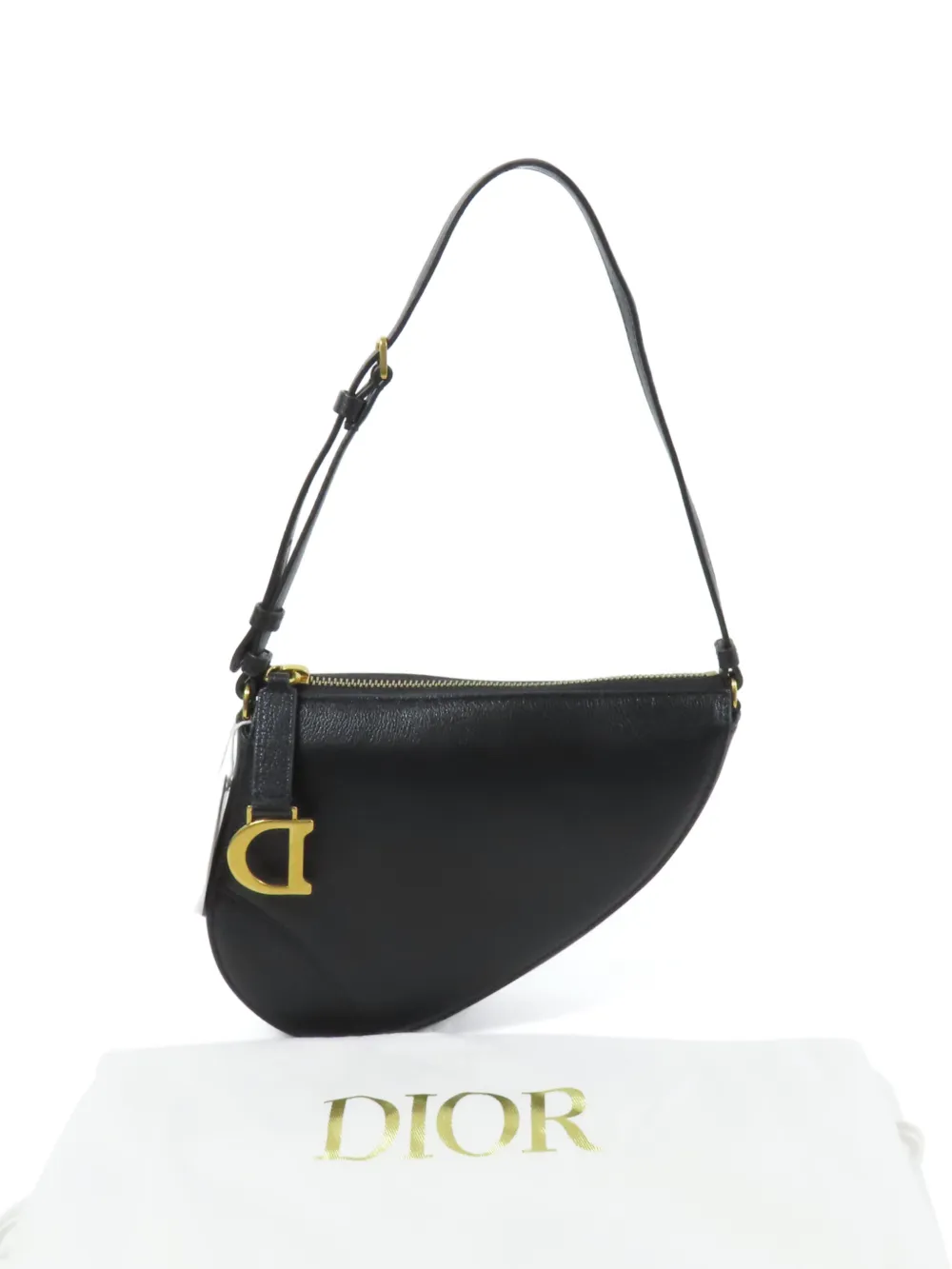 Christian Dior Pre-Owned Saddle Rodeo Shoulder Bag | Black | FARFETCH