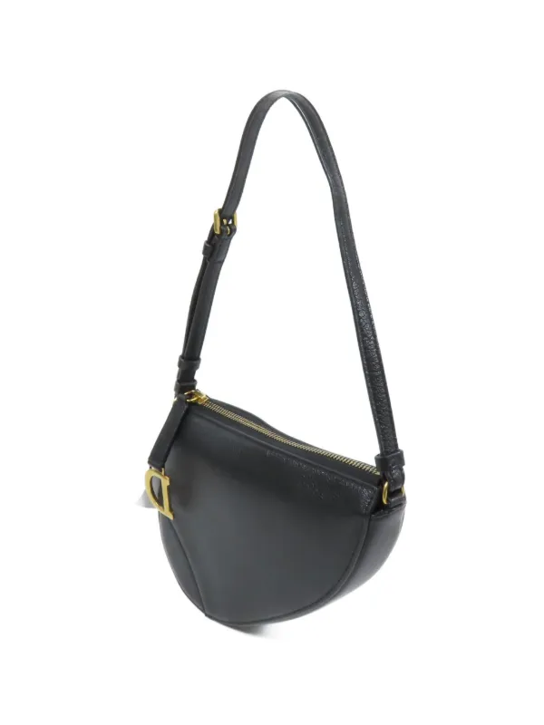 Christian Dior Pre-Owned Saddle Rodeo Shoulder Bag | Black | FARFETCH