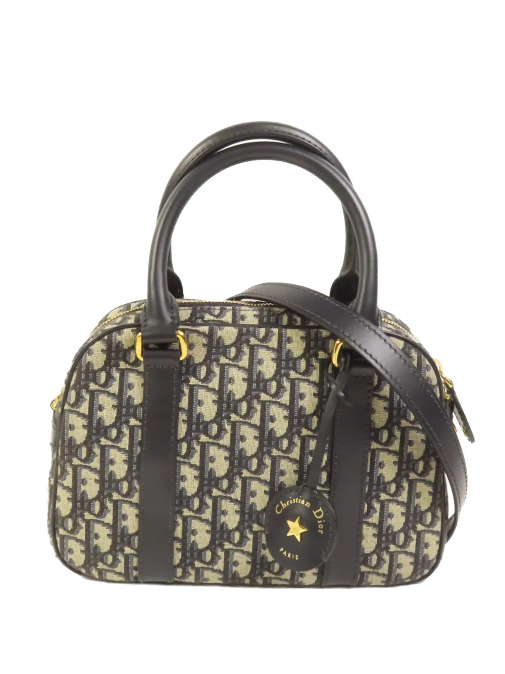 Christian Dior Pre-Owned D-Vibe logo-print tote bag - Nude