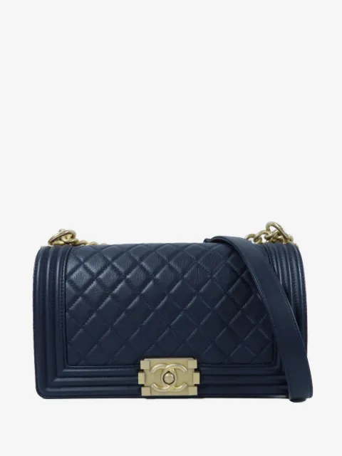 CHANEL Pre-Owned 25 Boy quilted lambskin crossbody bag