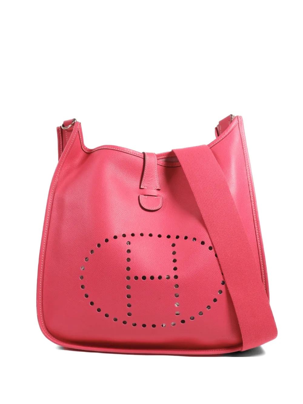 Hermès Pre-Owned Evelyne GM leather shoulder bag - Rosa
