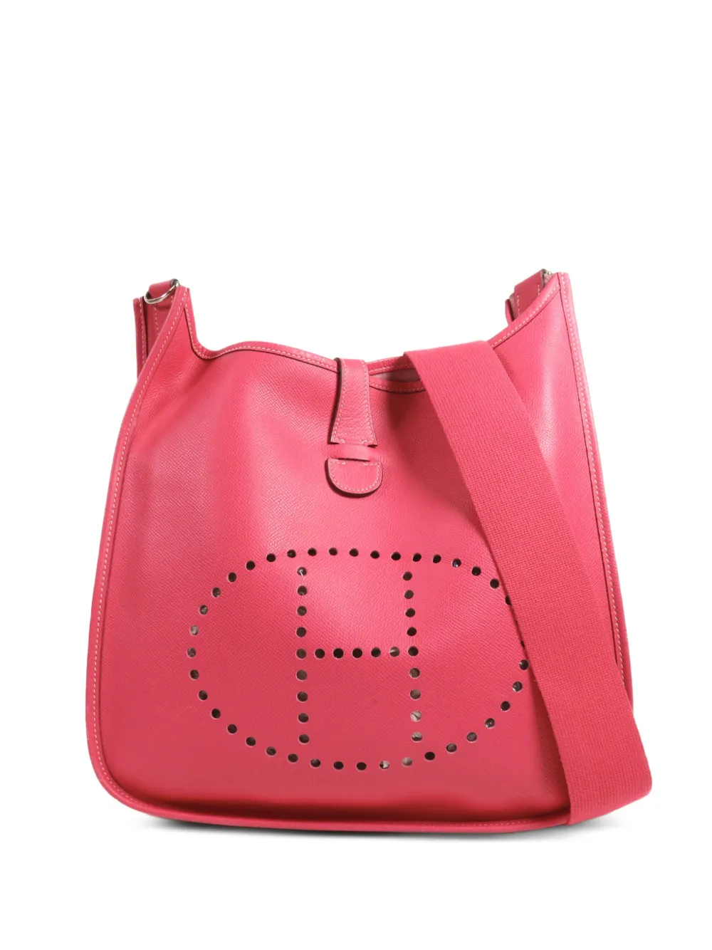 Hermès Pre-Owned Evelyne GM leather shoulder bag - Pink