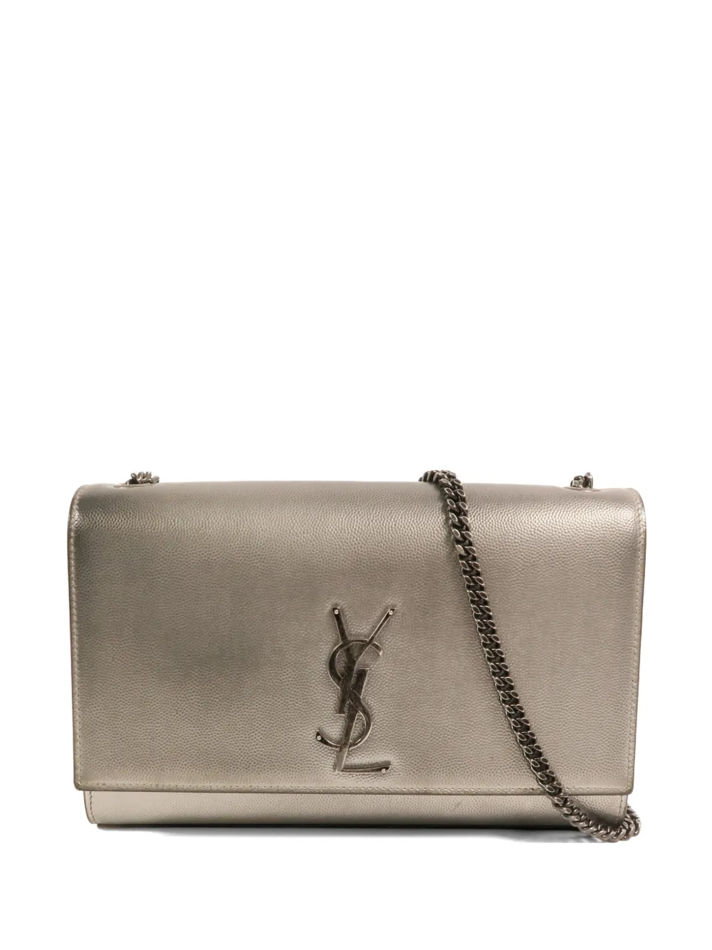 Saint Laurent Pre-Owned Kate leather shoulder bag - Argento