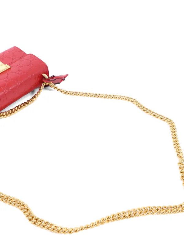 Gucci Pre-Owned パドロック GG ショルダーバッグ | レッド | FARFETCH JP