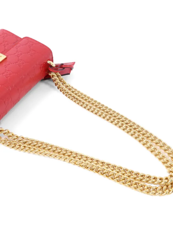Gucci Pre-Owned パドロック GG ショルダーバッグ | レッド | FARFETCH JP