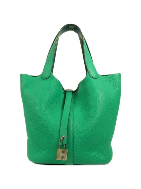 Hermès Pre-Owned MM Picotin leather tote bag