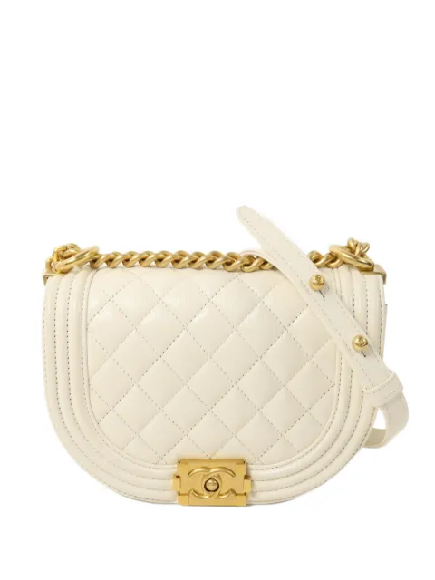 CHANEL Pre-Owned small Boy quilted crossbody bag