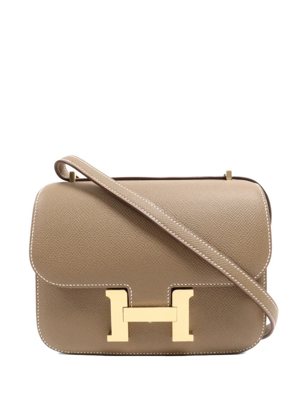 Hermès Pre-Owned mini Constance Epsom shoulder bag - Toni neutri