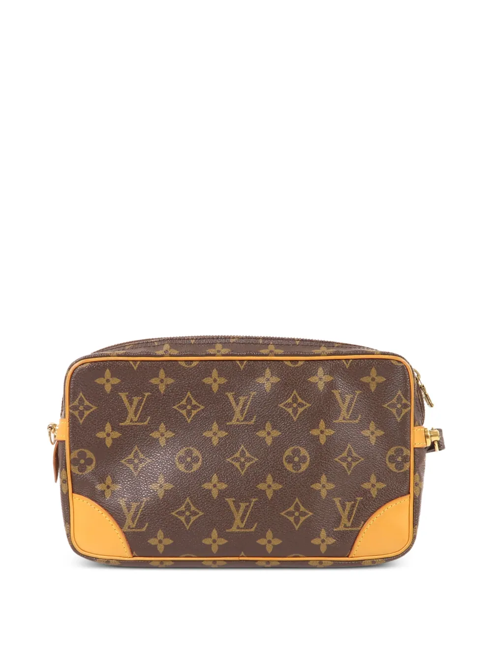 Louis Vuitton Pre-Owned Marly Dragonne Clutch Bag | Brown | FARFETCH