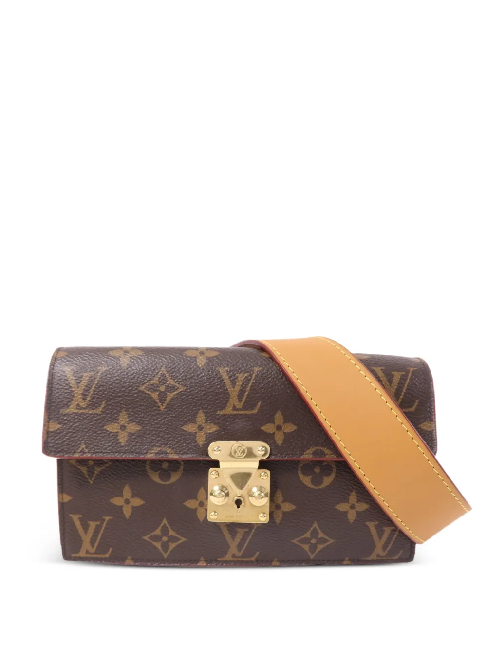 Louis Vuitton Pre-Owned Monogram S Lock belt bag - Marrone