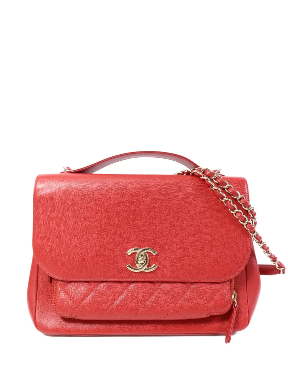 CHANEL Pre-Owned Business Affinity shoulder bag - Rosso