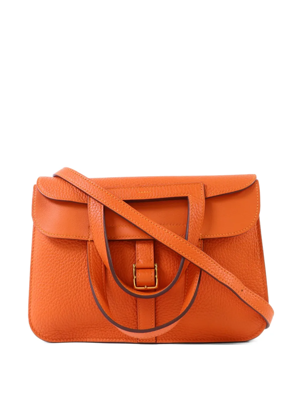 Hermès Pre-Owned 2022 25 Halzan tote bag - Orange