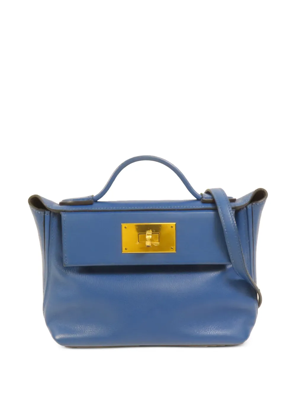 Hermès Pre-Owned Mini 24/24 Evercolor tote bag - Blu