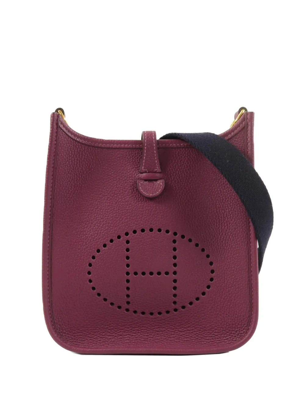 Hermès Pre-Owned TPM Evelyne Clemence leather shoulder bag - Purple