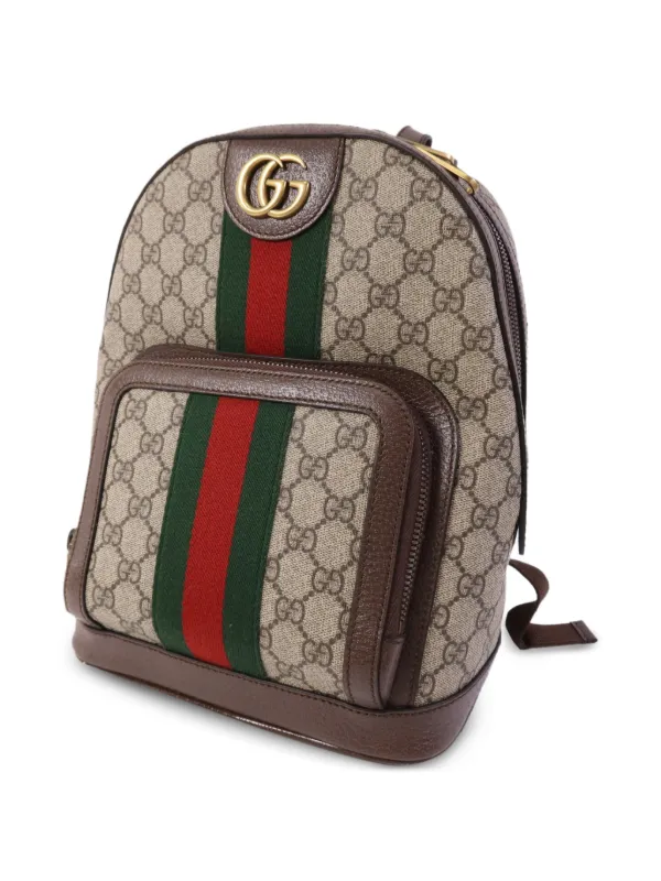 Gucci Pre-Owned オフィディア バックパック | ブラウン | FARFETCH JP