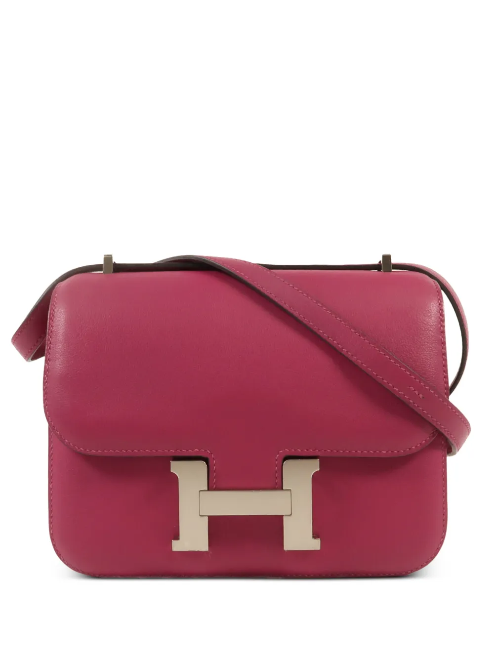Hermès Pre-Owned 2017 mini Constance cross body bag - Rosa