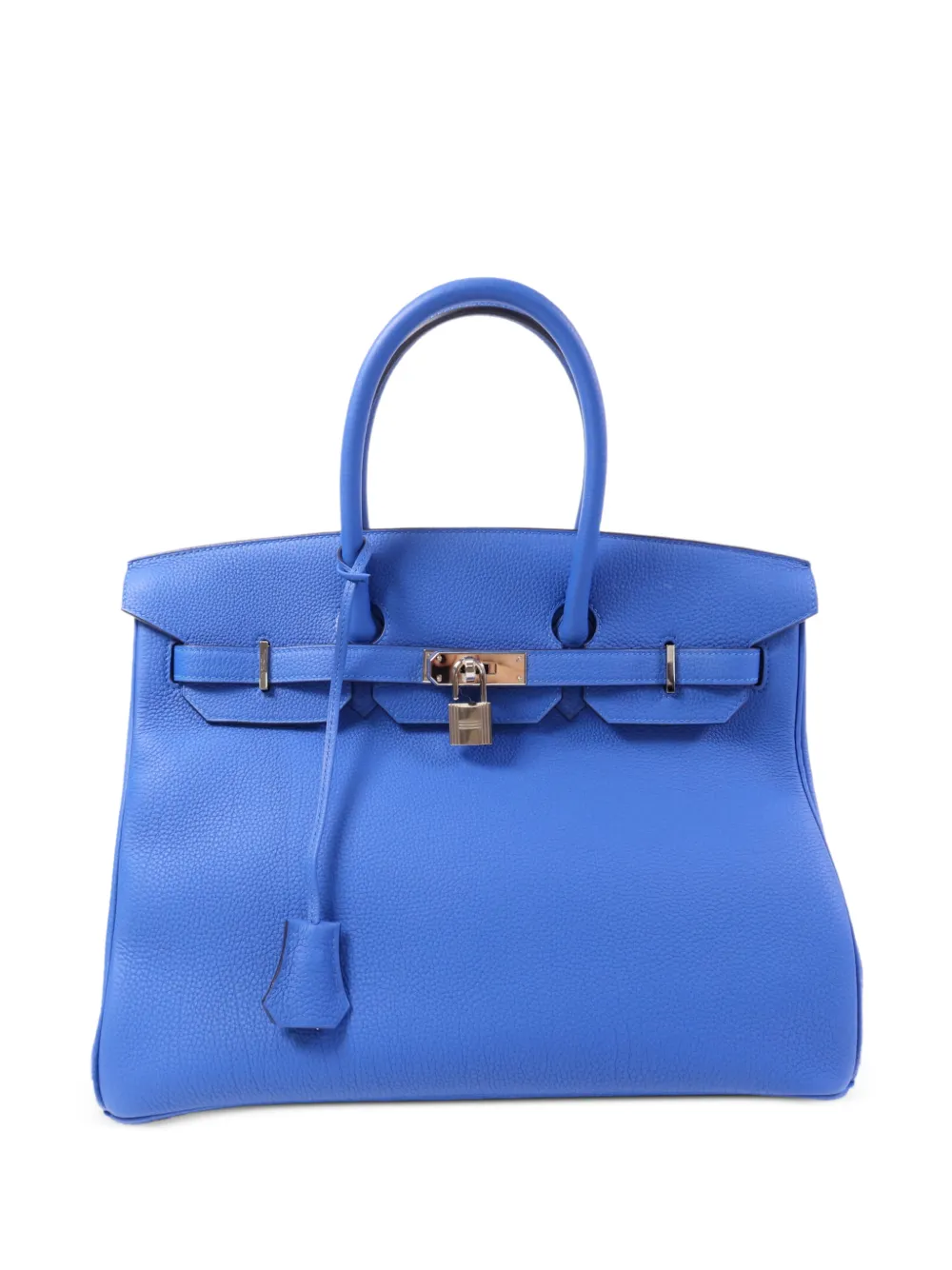 Hermès Pre-Owned 35 Birkin Togo-leather tote bag - Blu