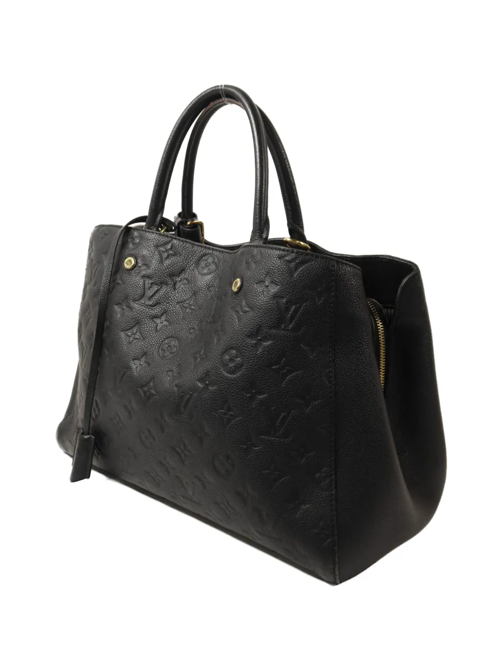 【未使用級】ルイヴィトン アンプラント モンテーニュ GM ブラック バッグ Louis Vuitton Pre-Owned モンテーニュ GM モノグラム アンプラント