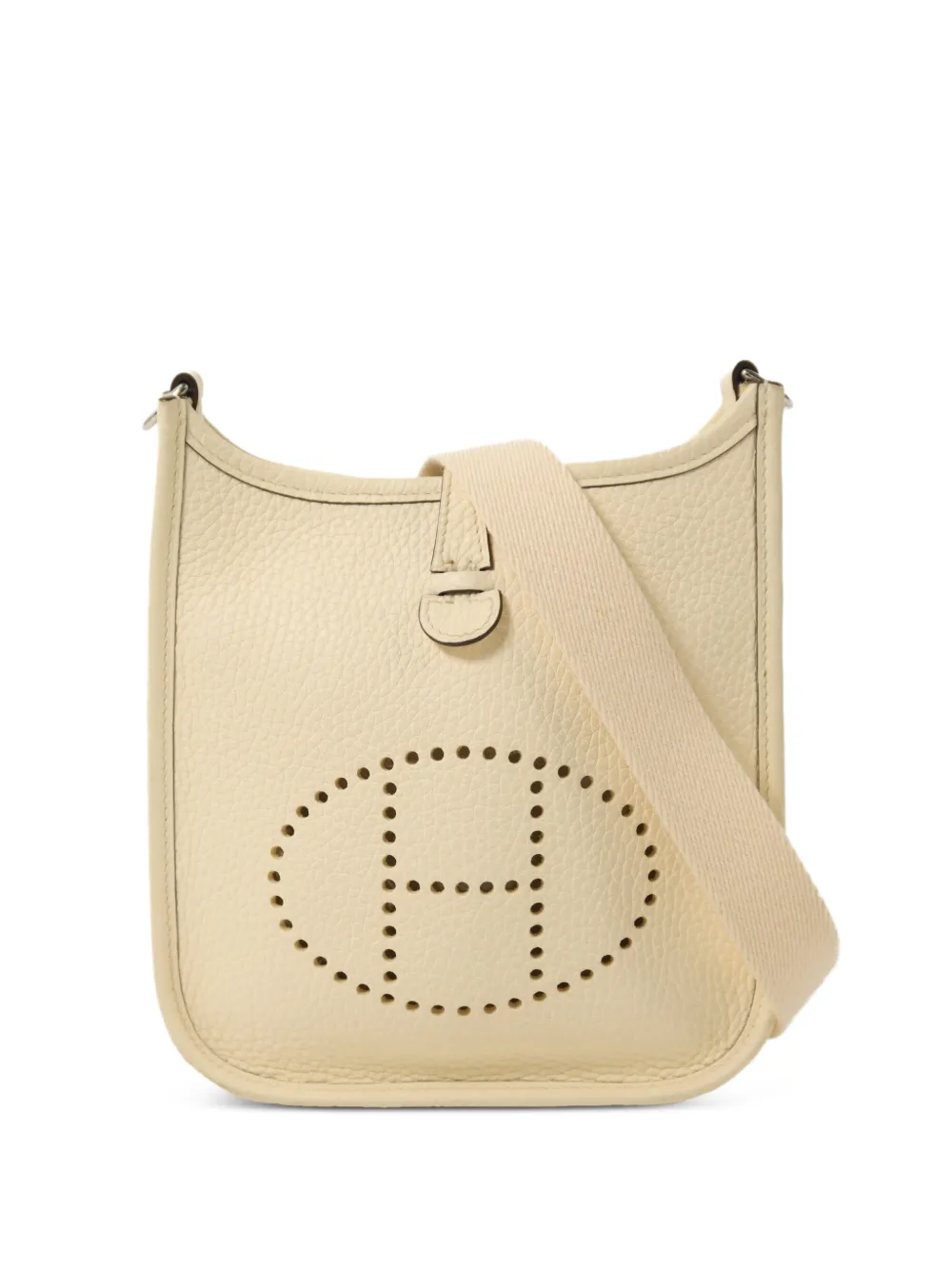 Pre-owned Hermes Evelyne Tpm Shoulder Bag In Neutral