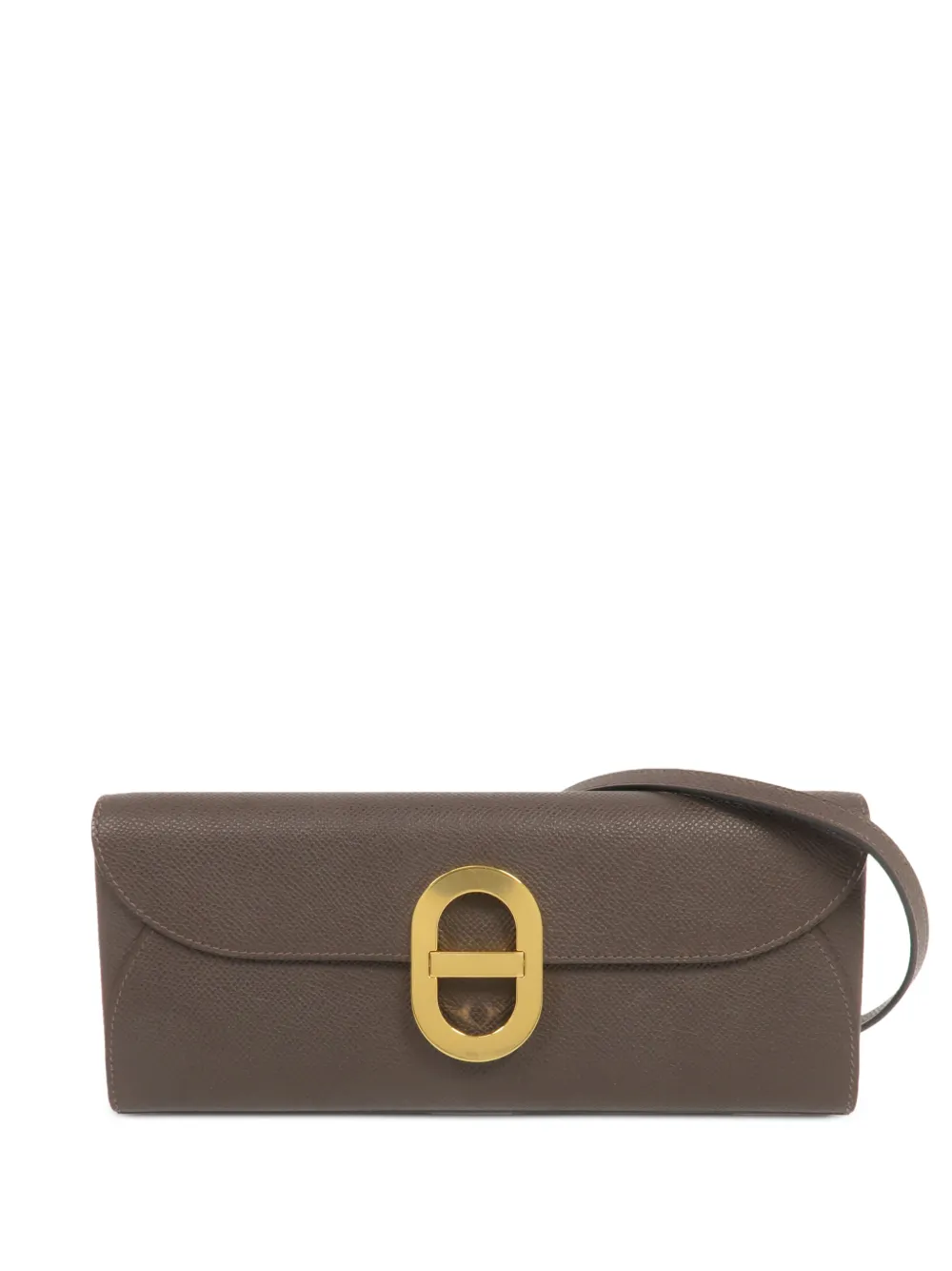 Hermès Pre-Owned 2024 Maillon To Go Epsom shoulder bag - Marrone