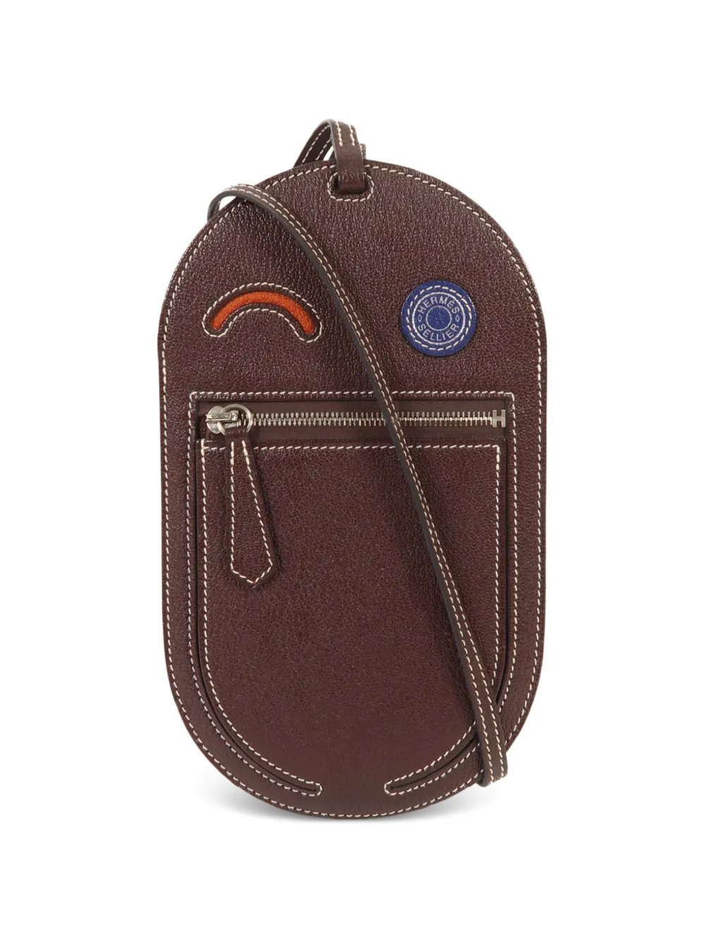 Hermès Pre-Owned 2022 GM In The Loop Phone To Go Wink pouch - Marrone