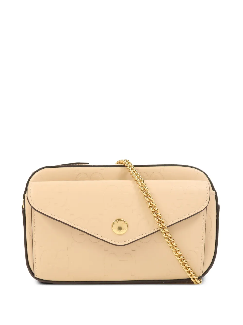 Gucci Pre-Owned GG Supreme embossed shoulder bag - Toni neutri