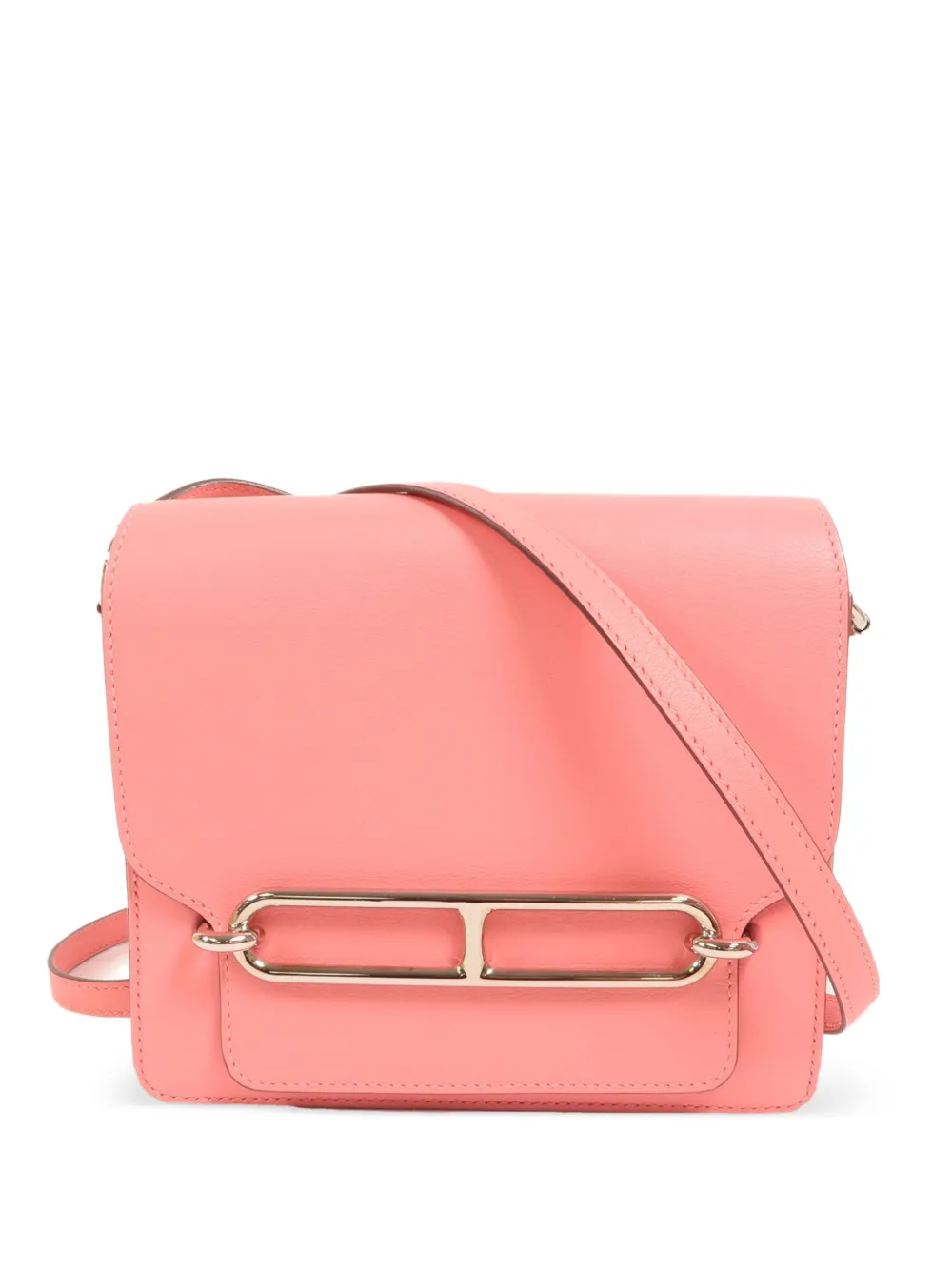 Hermès Pre-Owned mini Roulis calfskin crossbody bag - Pink