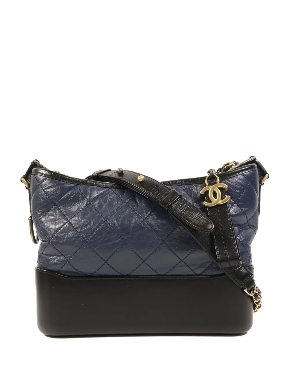 CHANEL Pre-Owned medium Gabrielle quilted shoulder bag - Blu