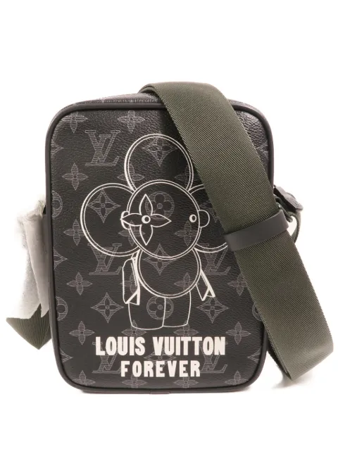 Louis Vuitton Pre-Owned PM Danube Vivienne-print messenger bag