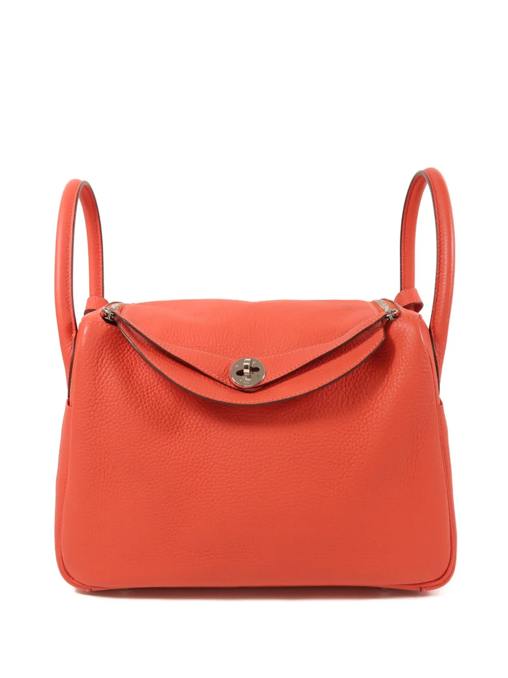 Hermès Pre-Owned Lindy 30 leather tote bag - Arancione
