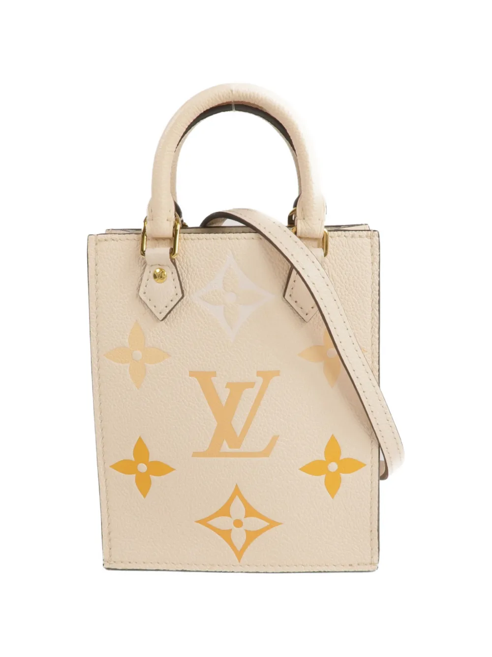 Louis Vuitton Pre-Owned Petit Sac Plat calfskin tote bag - Neutrals