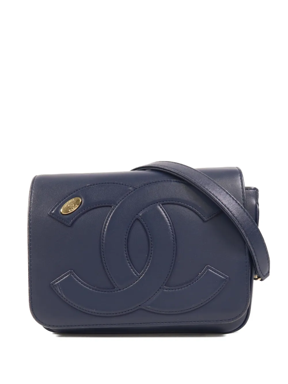 CHANEL Pre-Owned CC Mania shoulder bag - Blu