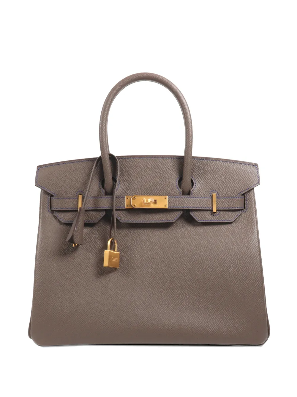 Hermès Pre-Owned Birkin 30 leather handbag - Grigio