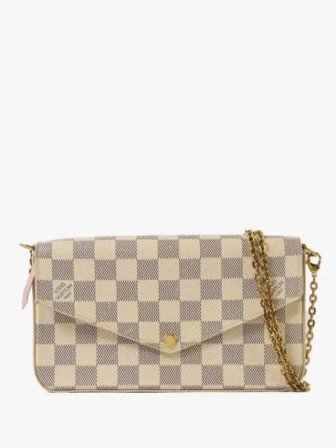 Louis Vuitton Pre-Owned Felicie Pochette Damier Azur canvas shoulder bag