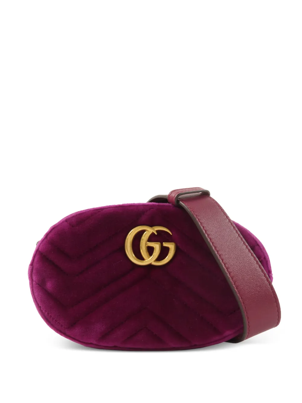 Gucci Pre-Owned GG-detail belt bag - Viola