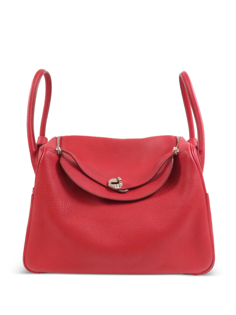 Hermès Pre-Owned Lindy 34 leather tote bag - Red