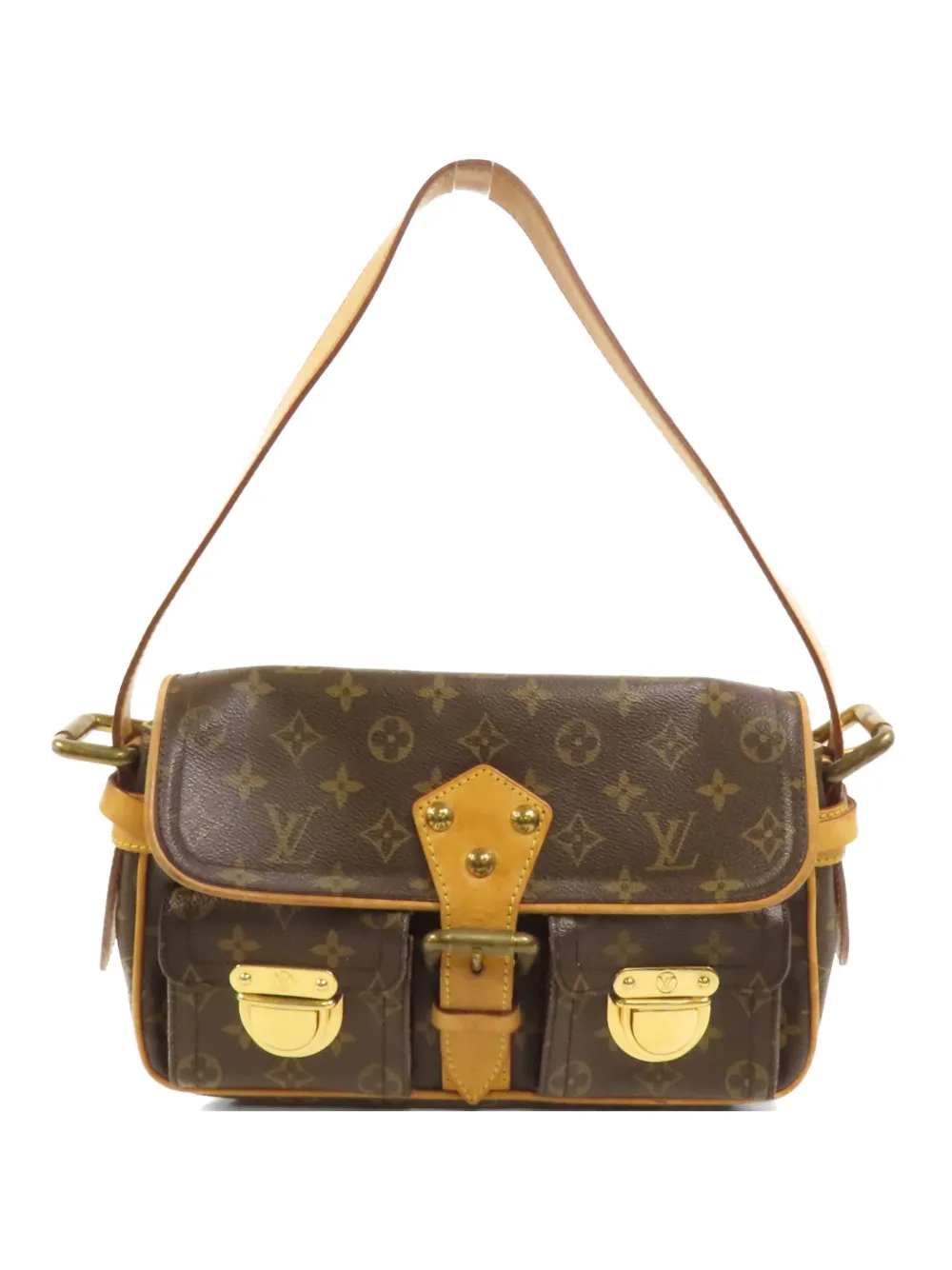 Louis Vuitton Pre-Owned PM Hudson Monogram shoulder bag - Marrone