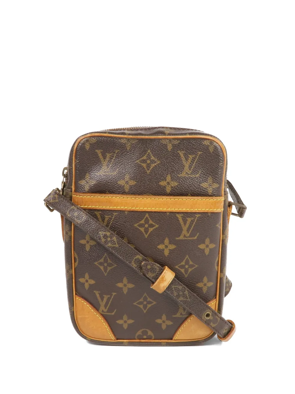 Louis Vuitton Pre-Owned Danube monogram-pattern shoulder bag - Marrone