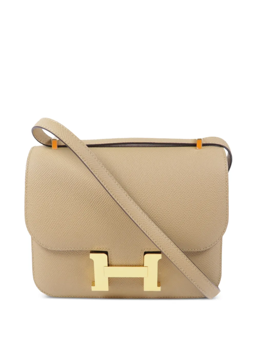 Hermès Pre-Owned 2025 mini Constance Epsom shoulder bag - Neutrals