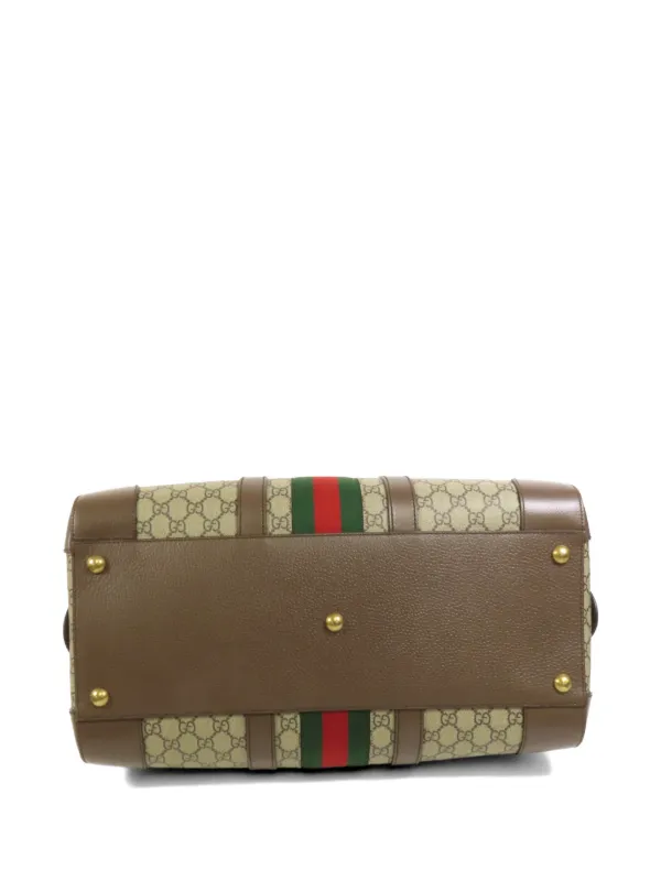 Gucci Pre-Owned サヴォイ GGスプリーム 2way ダッフルバッグ M