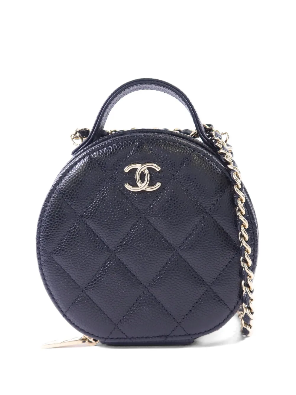 CHANEL Pre-Owned Diamond-quilted CC shoulder bag - Nero